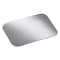 Hfa Laminated Board Lid, 7 x 5, Silver/White, Aluminum, 500PK 2060L - alternate 2
